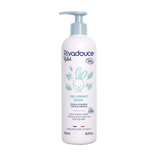 Rivadouce Bébé Bio Gentle Cleansing Gel  (Gel Doux Lavant) 500ml