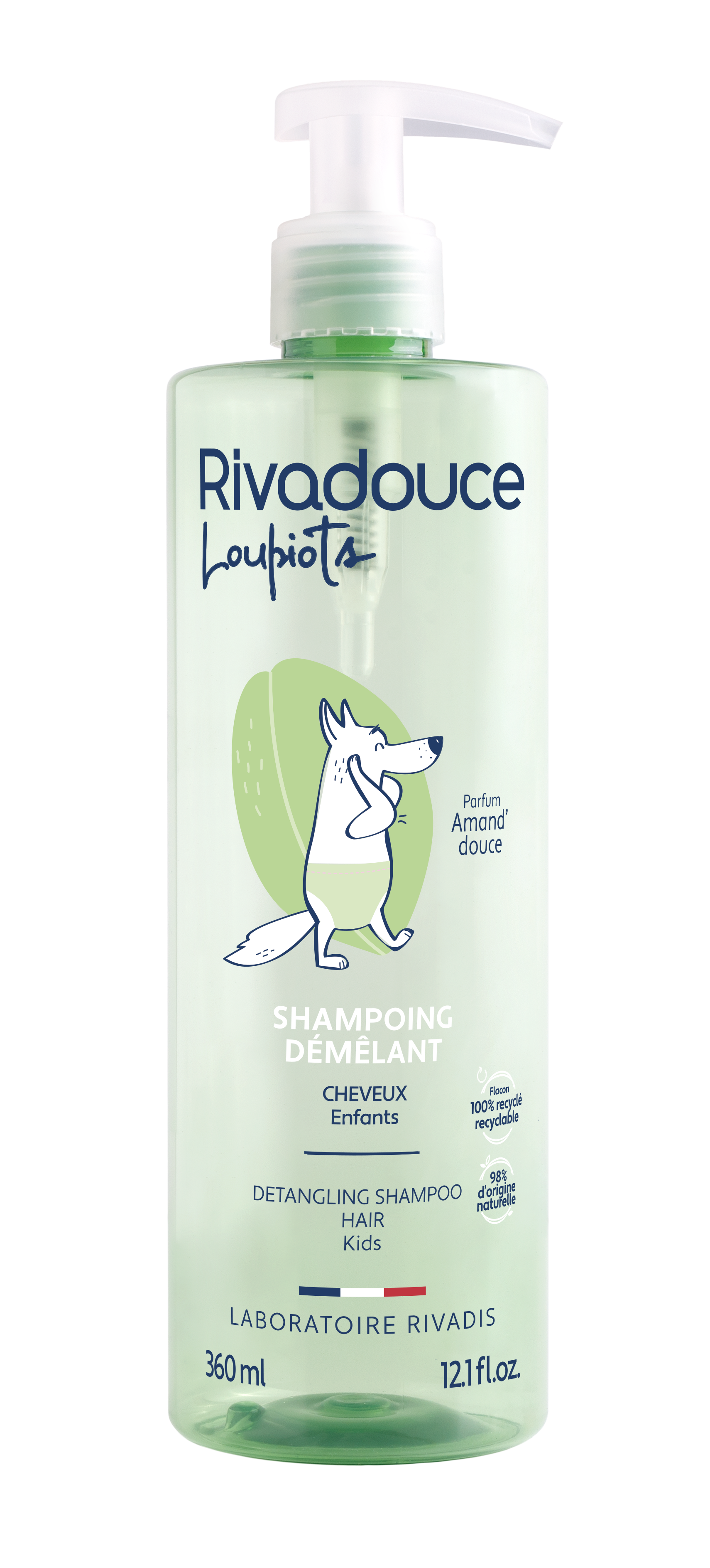 Rivadouce Loupiots Sweet Almond Detangling Shampoo 360ml