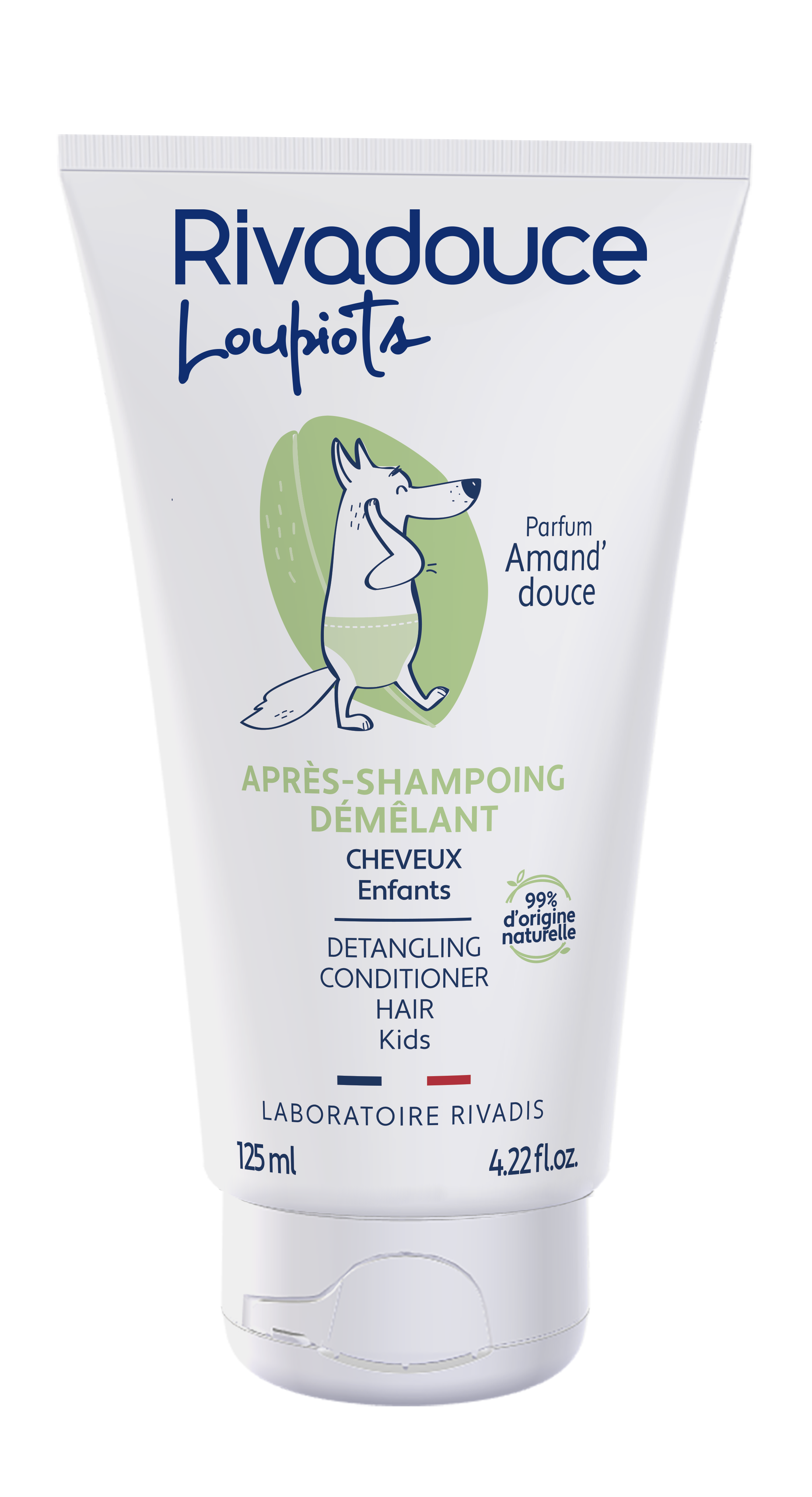 Rivadouce Loupiots Sweet Almond Detangling Conditioner 125ml