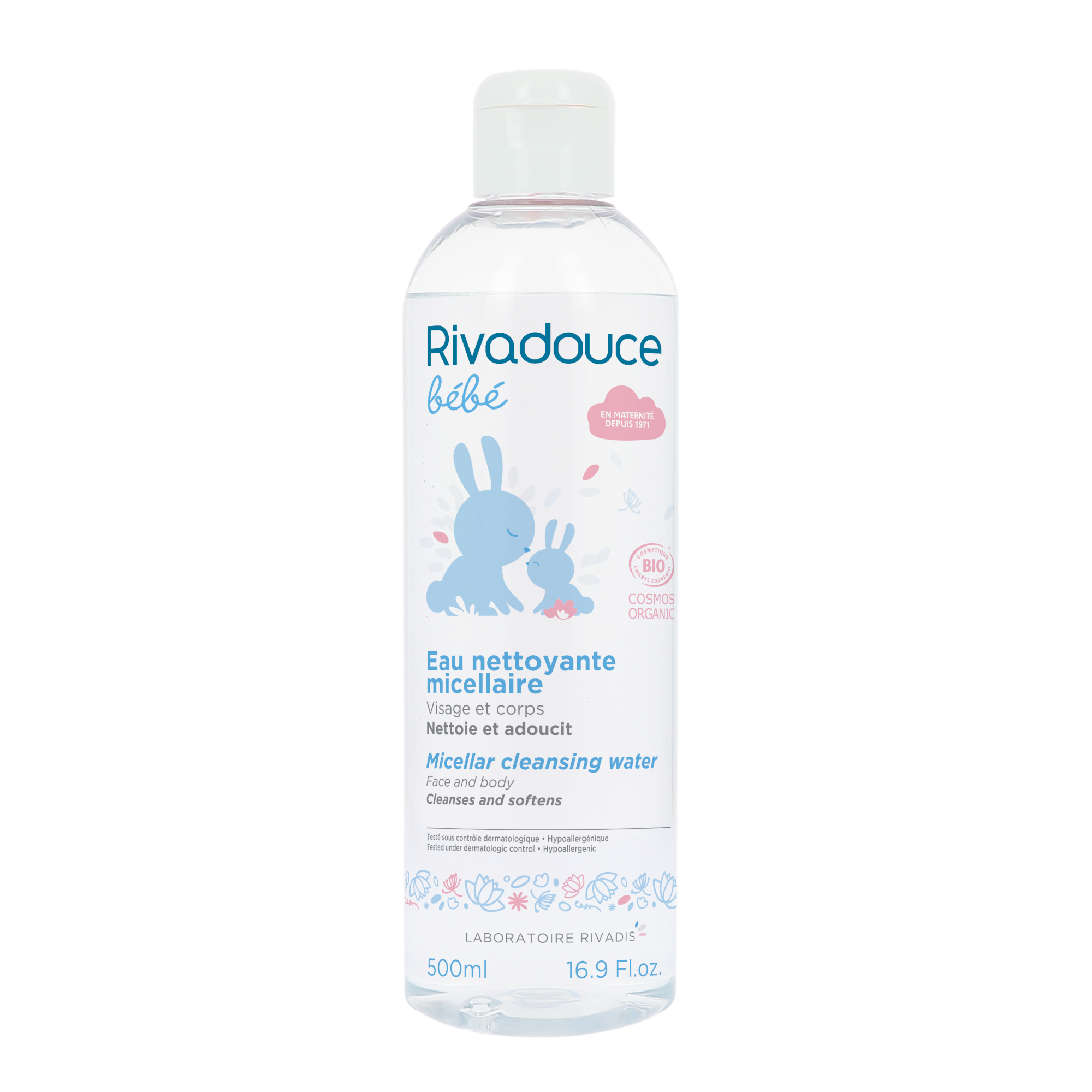 Rivadouce Bébé Bio Micellar cleansing water (Eau nettoyante) 500ml