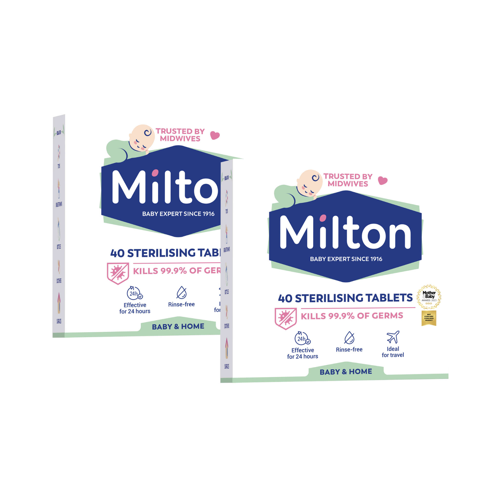 MILTON Sterilizing Tablets 40s (Pack of 2)