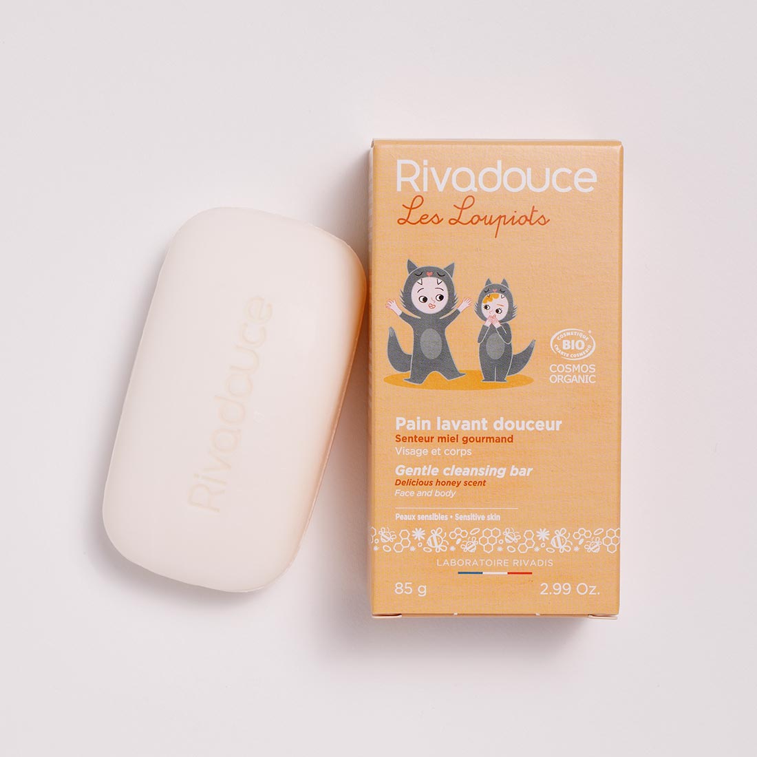 Rivadouce Loupiots Gentle Cleansing Bar 85g