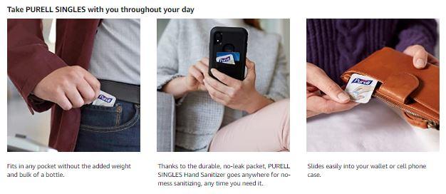 PURELL® Single Use Alcohol Advanced Hand Sanitizer - 100 Count