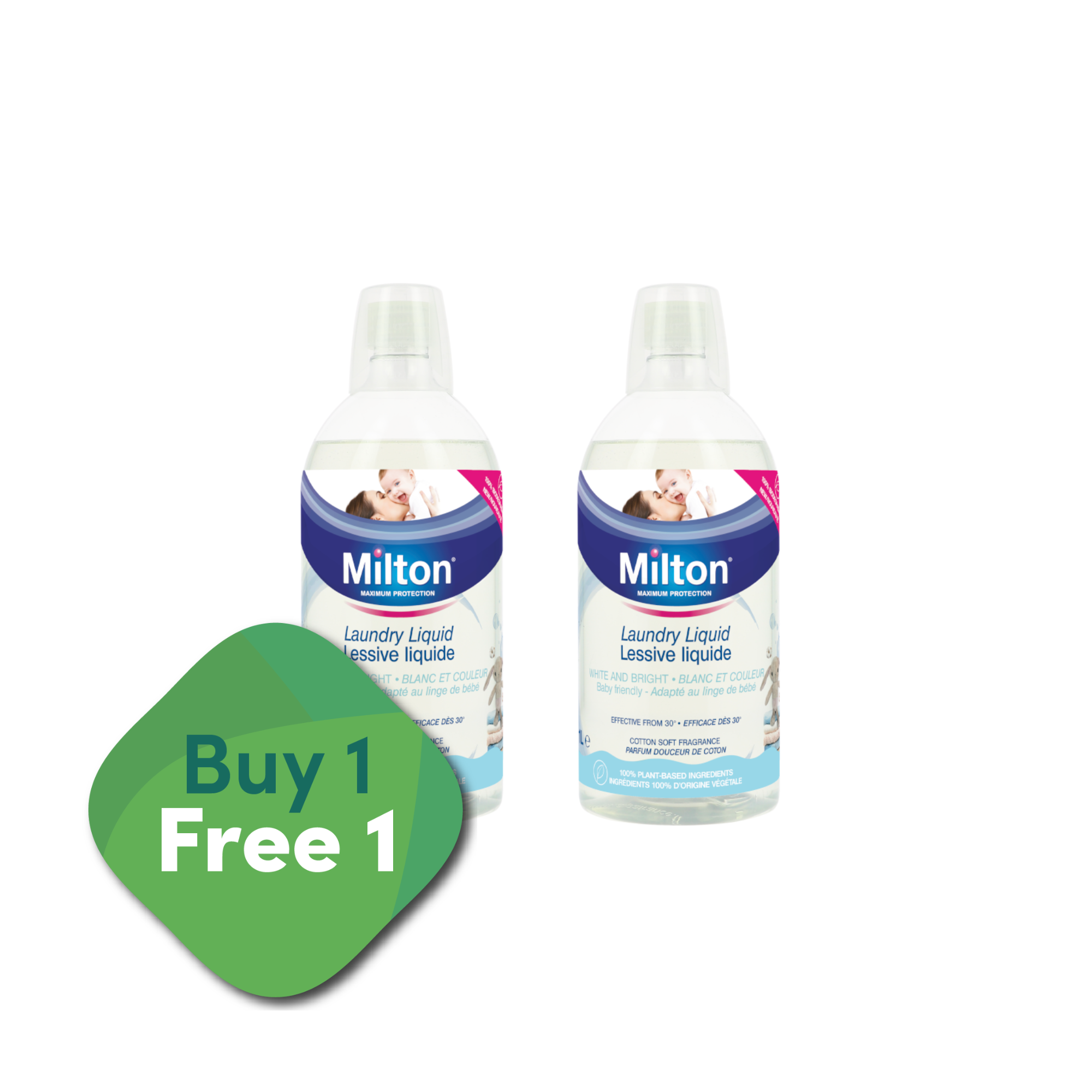 [BUY 1 FREE 1] MILTON Laundry Liquid - 1000ml