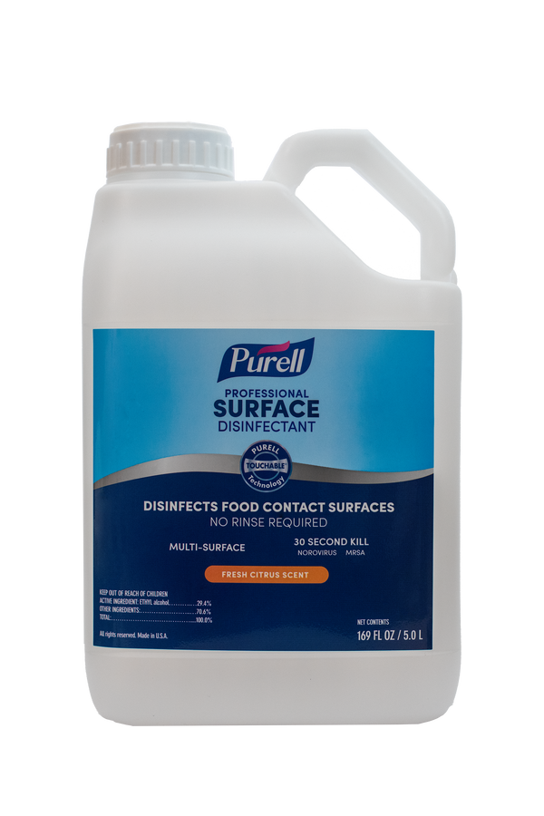 Purell Professional Surface Disinfectant 5000ml Capped Bottle Fresh Citrus Scent