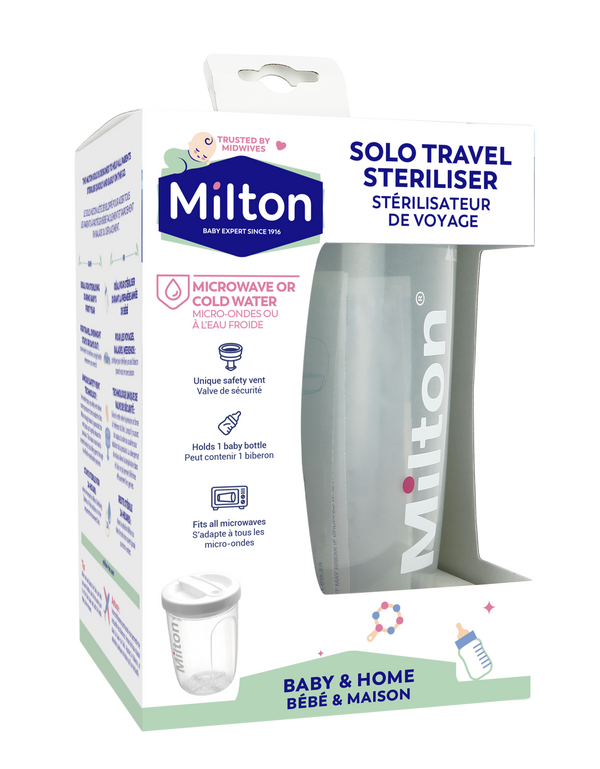 MILTON Solo Steriliser 1.25L + FREE MILTON Sterilising Tablets (28s)