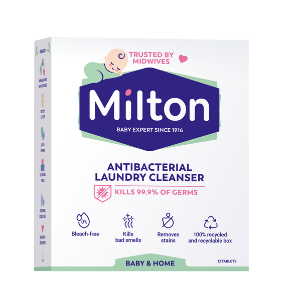 [BUY 1 FREE 1] MILTON Antibacterial Laundry Tablets (12s)