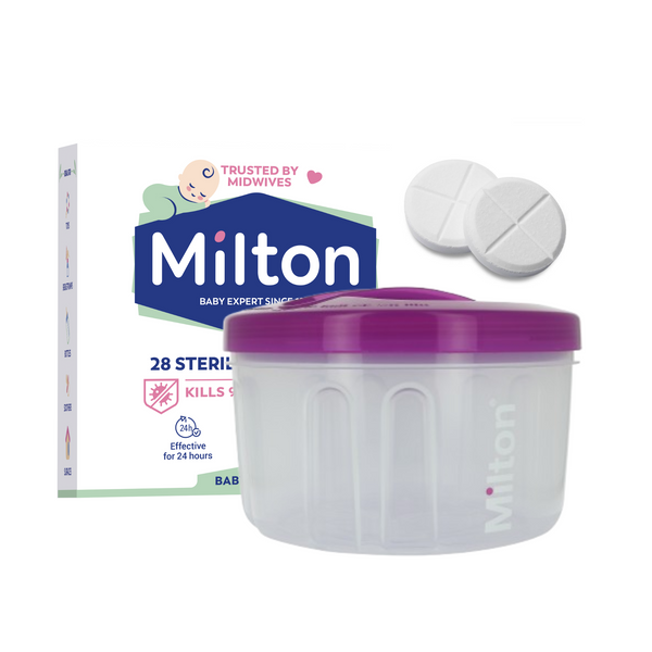 MILTON Combi Steriliser 5L + FREE Plastic Tongs & FREE 2 x MILTON Sterilizing Tablets 28s