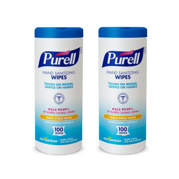 ISE International Singapore PURELL® Hand Sanitizing Wipes (Non-Alcohol) - 100 Count (Pack of 2)
